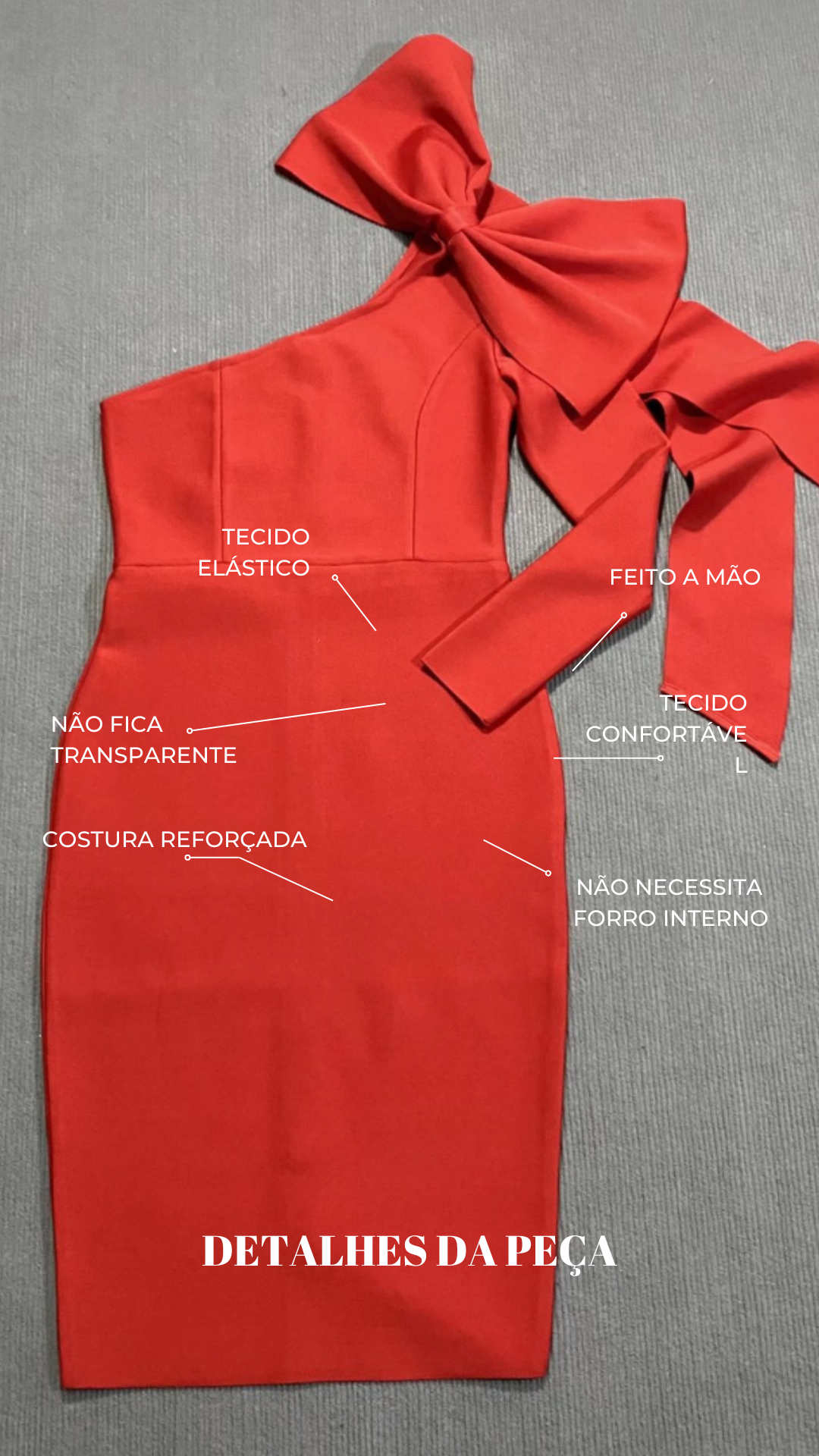 Vestido Sandra Vermelho
