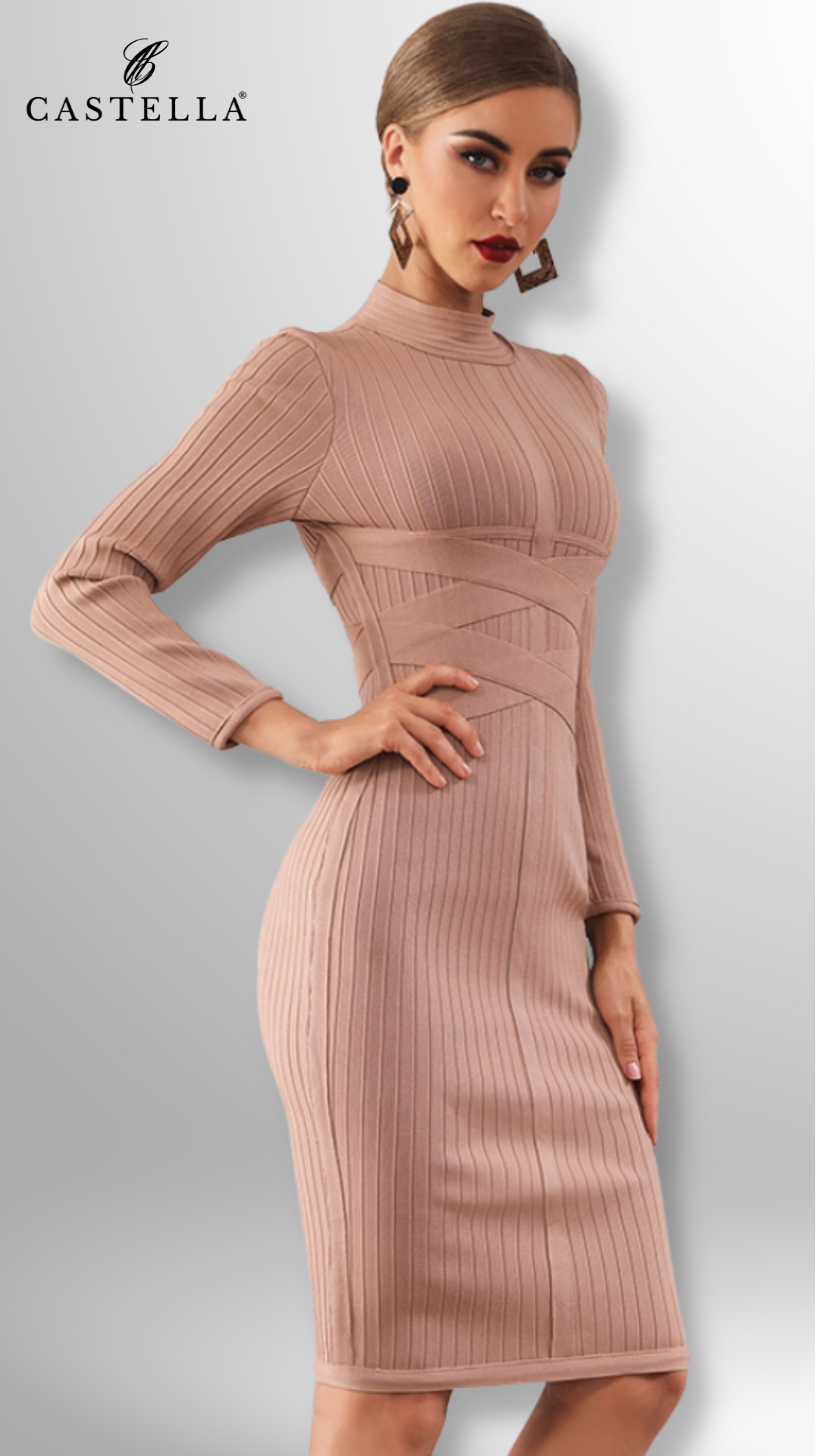 Vestido Bia Nude