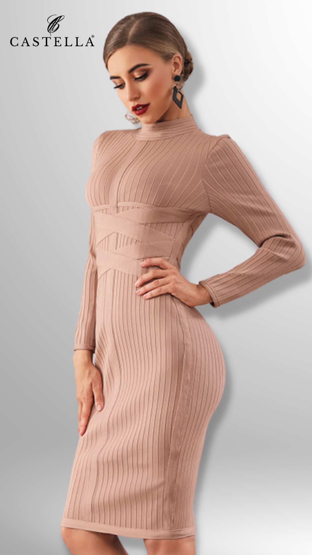 Vestido Bia Nude